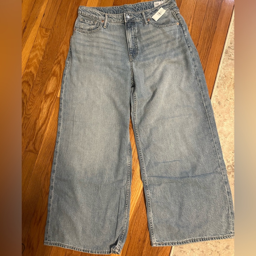 GAP Curvy Baggy Mid Rise Jeans NWT